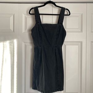 ASOS design black denim dress